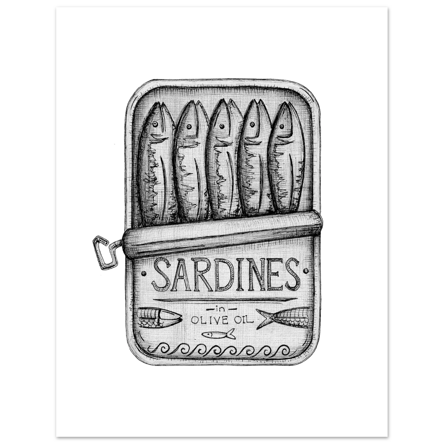 Tinned Sardines Art Print